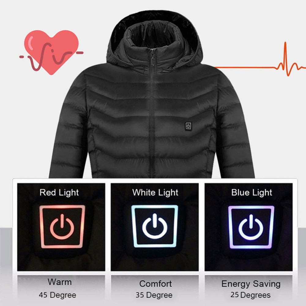 Men's USB Electric Heated Jacket: Stay Warm and Stylish All Winter Long
