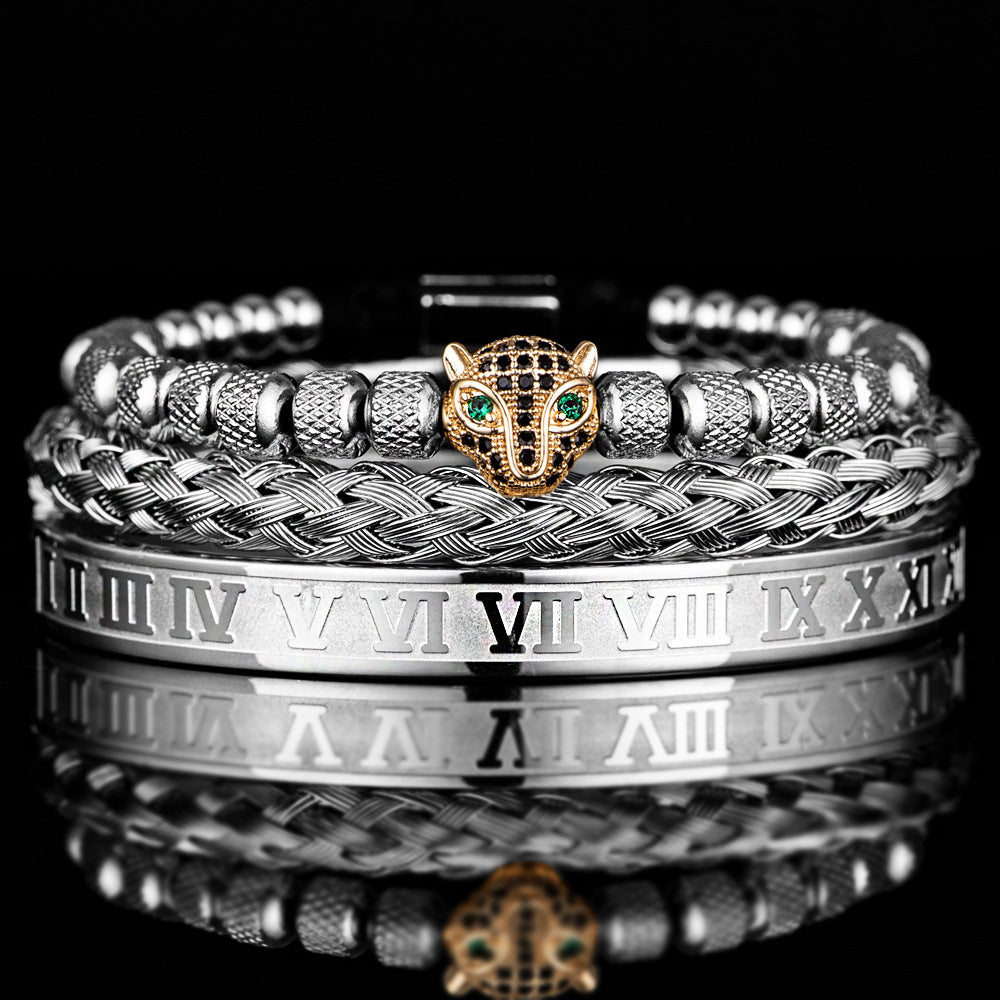 Legacy Luxe Bracelet Set — Black Diamond Edition