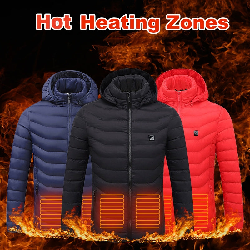 Men's USB Electric Heated Jacket: Stay Warm and Stylish All Winter Long
