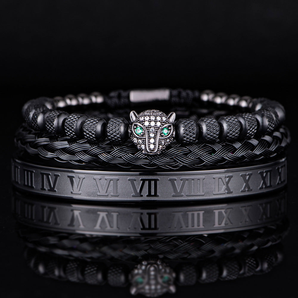 Legacy Luxe Bracelet Set — Black Diamond Edition