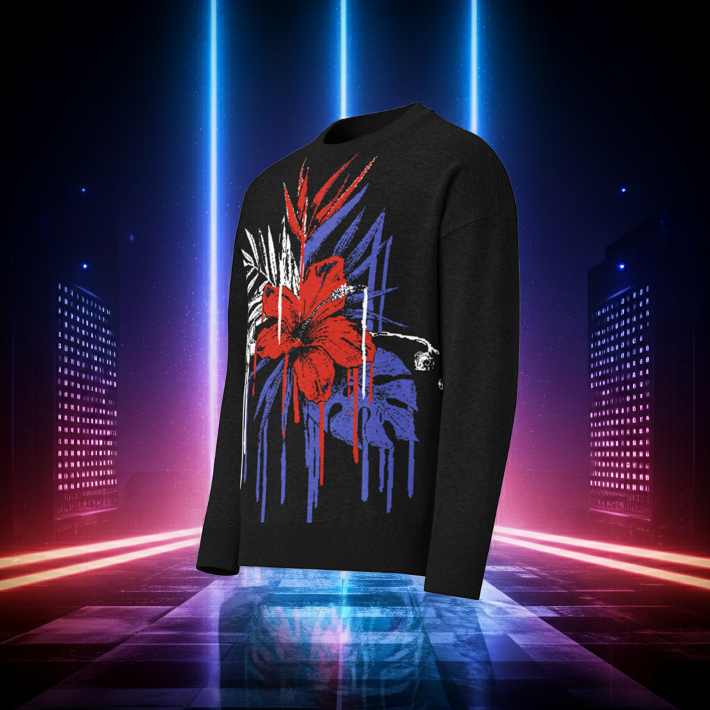 Goat LEGACY – Premium Knit Floral Crewneck