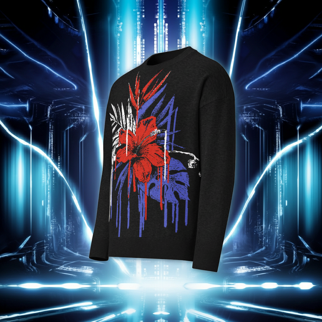 Goat LEGACY – Premium Knit Floral Crewneck