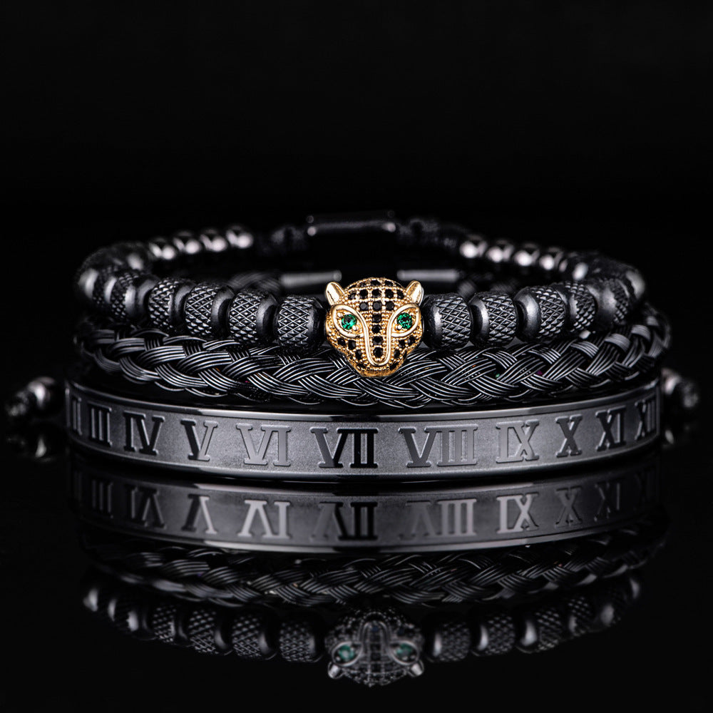 Legacy Luxe Bracelet Set — Black Diamond Edition