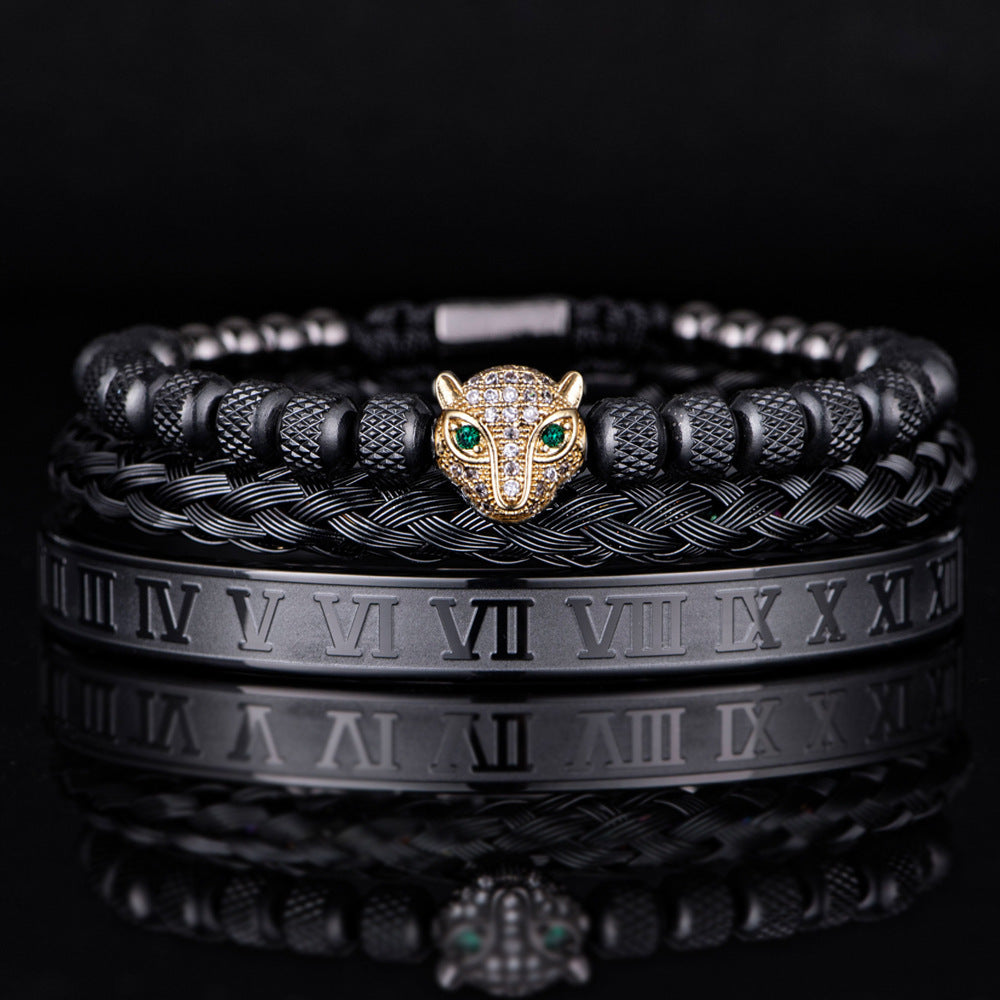 Legacy Luxe Bracelet Set — Black Diamond Edition