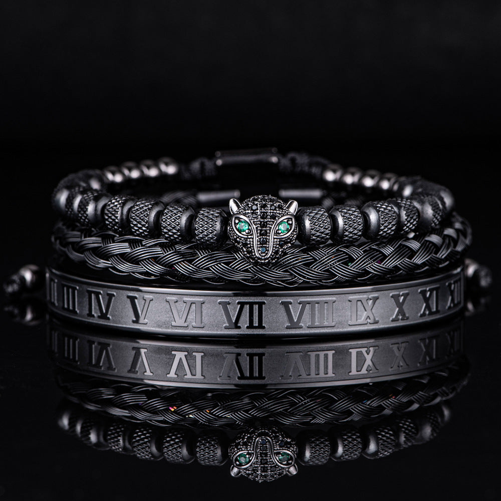 Legacy Luxe Bracelet Set — Black Diamond Edition